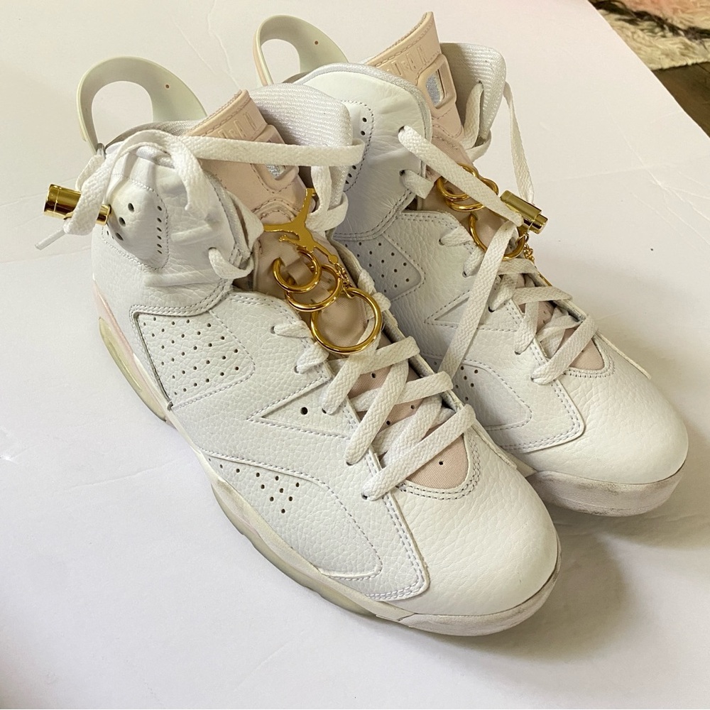 Air Jordan 6 Gold Hoops Womens
